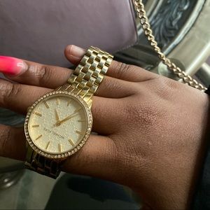 gold mk watch
